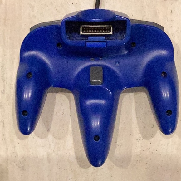 Nintendo 64 Controllers Original N64 Controller Lot Of 2 Blue Grey - Picture 9 of 16